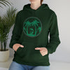 Beach Sweatshirt | Tree of Life Palm Beach | Unisex Hooded Hoodie Sweatshirt
