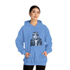 Kurt Cobain | Unisex Hooded Hoodie Sweatshirt | Embrace Your Vibe | Calligram Word Design