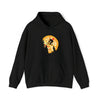 Pizza Moon Bike Ride Sweatshirt | Abstract Unisex Hooded Hoodie Sweatshirt
