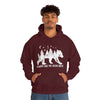 Bear Always Take Scenic Route | Unisex Hooded Hoodie Sweatshirt | Embrace Your Vibe