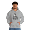 Kurt Cobain | Unisex Hooded Hoodie Sweatshirt | Embrace Your Vibe | Calligram Word Design