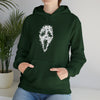 Ghost Face Bats Halloween Sweatshirt | Abstract Unisex Hooded Hoodie Sweatshirt