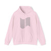 Abstract Shapes V3 Wave Lines | Abstract | Minimalist | Modern Unisex Hooded Hoodie Sweatshirt | Embrace Your Vibe