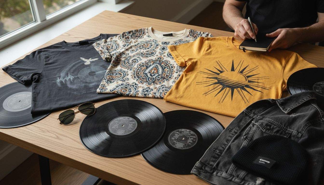 retro band shirts hero header image