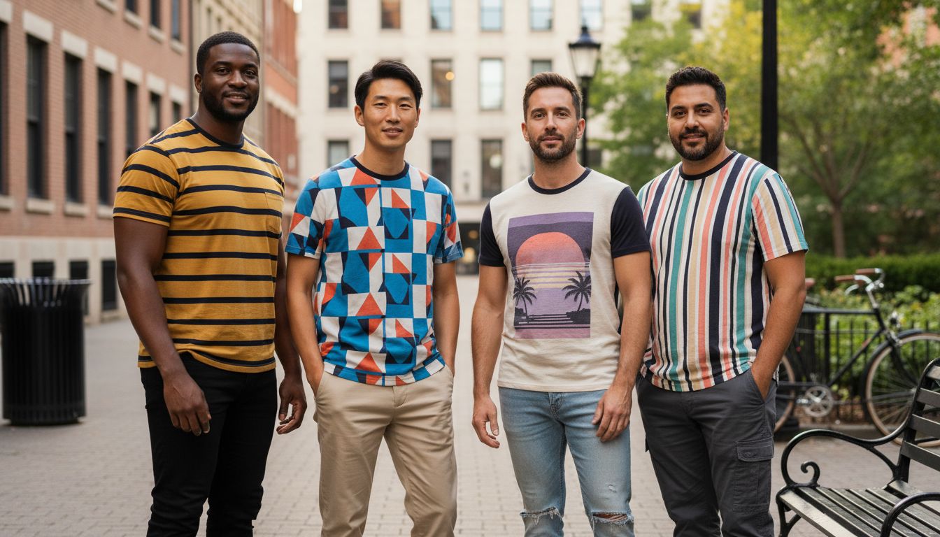 mens retro t shirts hero header image