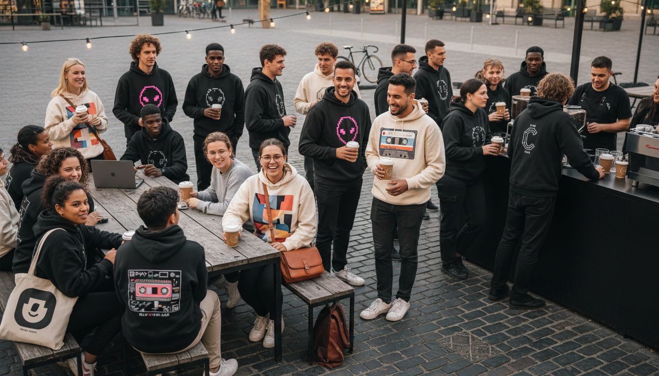 modern graphic hoodies