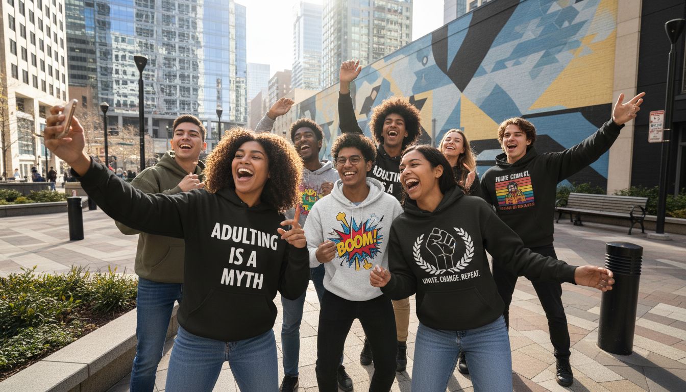 statement hoodies fashion