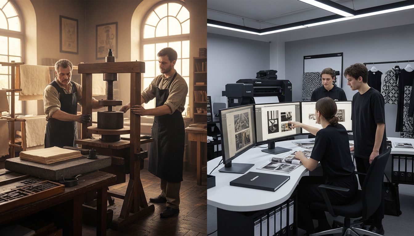 printing evolution timeline