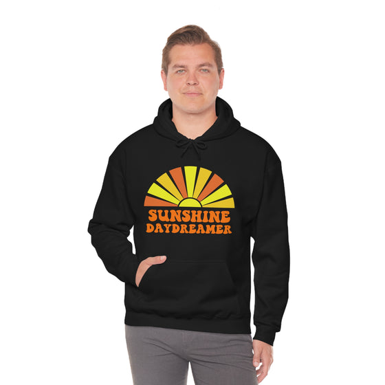 Chill Stitch – Sunshine Day Dreamer - Unisex Hooded Hoodie Sweatshirt – Embrace Your Vibe