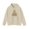 Mona Lisa France | Unisex Hooded Hoodie Sweatshirt  | Calligram Word Design