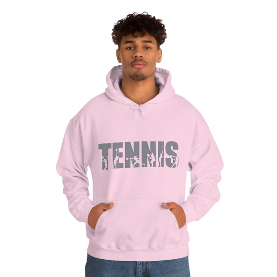 Chill Stitch – Tennis Sport - Unisex Hooded Hoodie Sweatshirt – Embrace Your Vibe