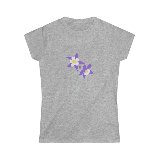 Flower Swig Flowers Shirt | Boho Bohemian Women’s  |  Soft Style Tee T-Shirt