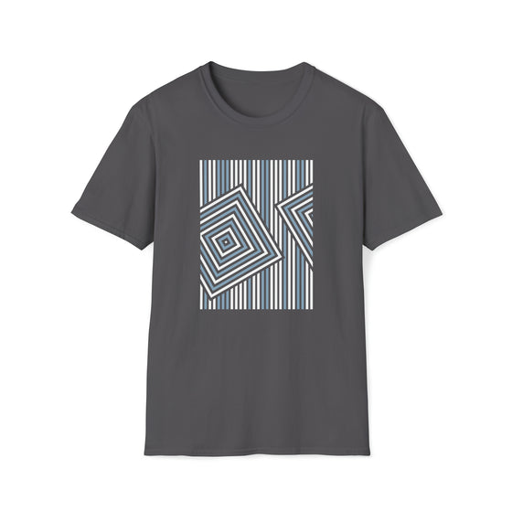 Abstract Woven Fabric Shapes V30 | Unisex Soft Style Tee T-Shirt | Embrace Your Vibe