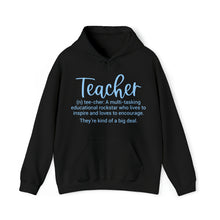  Teacher Sweatshirt | Teacher Definition Educator | Gift for Teachers | Unisex Hooded Hoodie Sweatshirt