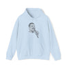 Freddy Mercury | Unisex Hooded Hoodie Sweatshirt | Embrace Your Vibe | Calligram Word Design