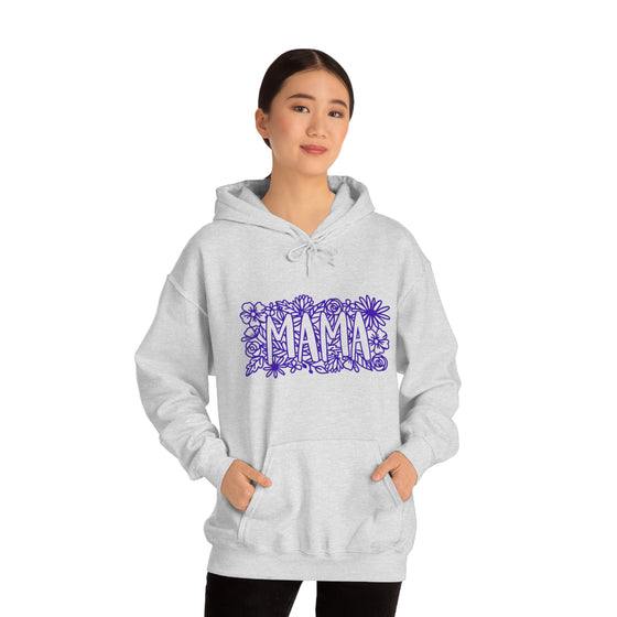 Flower Lattice Mama Sweatshirt | Unisex Hooded Hoodie Sweatshirt