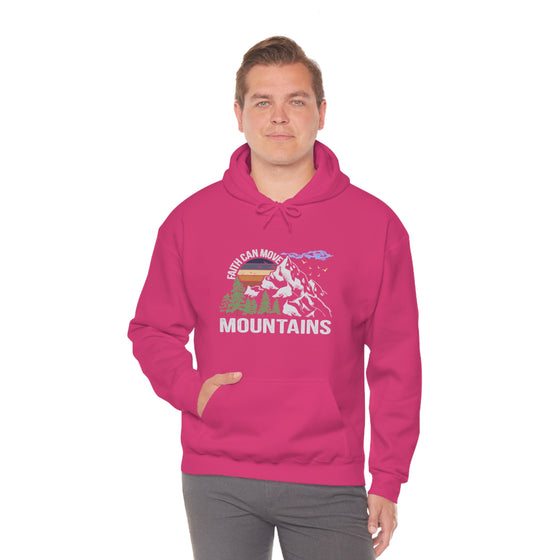 Faith Move Mountains Sweatshirt | Unisex Hooded Hoodie Sweatshirt