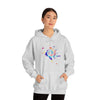 Chill Stitch – Peace Sign Color Splat - Unisex Hooded Hoodie Sweatshirt – Embrace Your Vibe