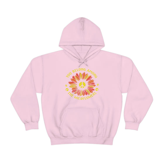 Among Wildflowers | Unisex Hooded Sweatshirt | Embrace Your Vibe