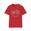 Bike Shirt | MTB Mountain Bike Cycologist Biking | Unisex Soft Style Tee T-Shirt | Embrace Your Vibe