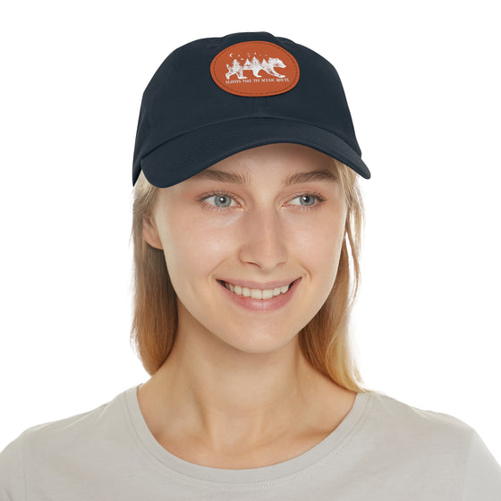 Bear Scenic Route Leather Patch Baseball Cap | Embrace Your Vibe