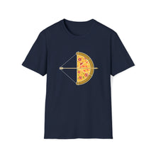  Bow Arrow Pizza | Abstract | Minimalist | Modern | Unisex Soft Style Tee T-Shirt | Embrace Your Vibe