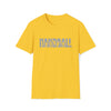 Handball Shirt | Sport Athlete Silhouettes | Unisex Soft Style T-Shirt