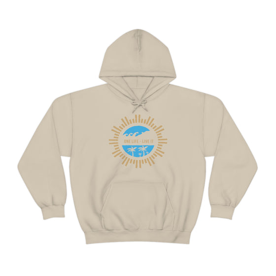 Chill Stitch – One Life Live It Spoke - Unisex Hooded Hoodie Sweatshirt – Embrace Your Vibe