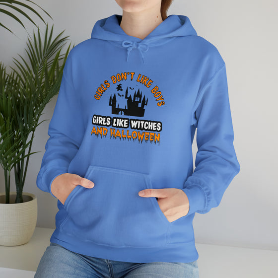 Halloween Sweatshirt |Girls Like Witches | Unisex Hooded Hoodie Sweatshirt