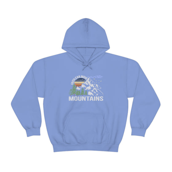 Faith Move Mountains Sweatshirt | Unisex Hooded Hoodie Sweatshirt