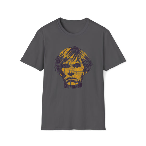 Andy Warhol | Unisex Soft Style Tee T-Shirt | Embrace Your Vibe | Calligram Word Design