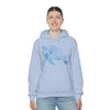 Floral Mandala Sea Turtle Sweatshirt | Unisex Hooded Hoodie Sweatshirt