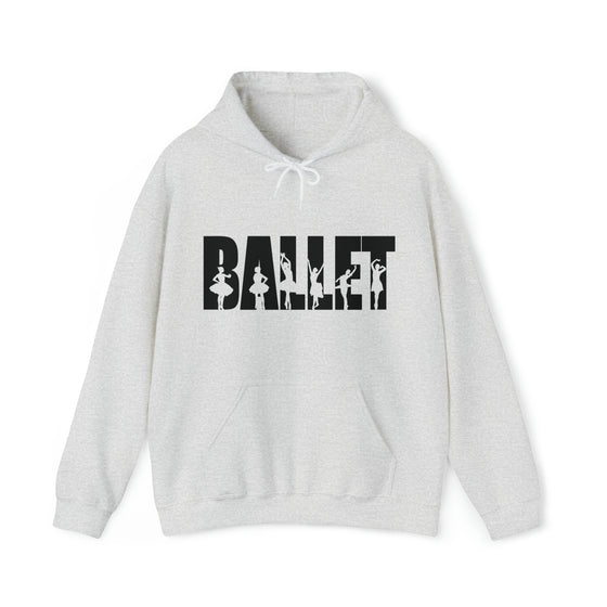 Ballet Dance Silhouette Sport | Unisex Hooded Hoodie Sweatshirt | Embrace Your Vibe