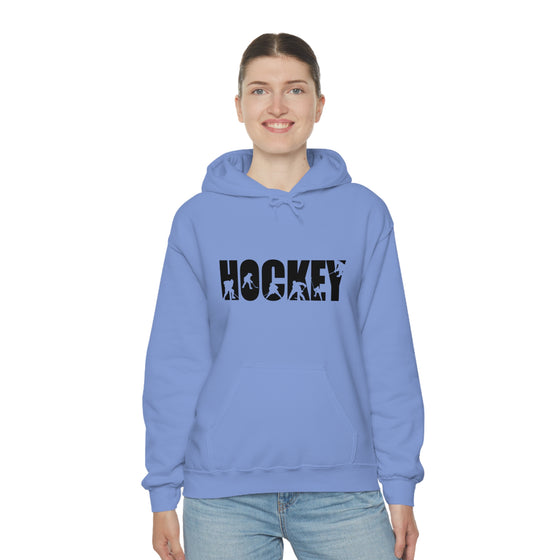Chill Stitch – Hockey Sport - Unisex Hooded Hoodie Sweatshirt – Embrace Your Vibe