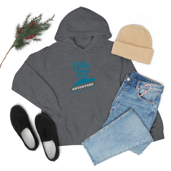 Chill Stitch – Hike More Worry Less - Unisex Hooded Hoodie Sweatshirt – Embrace Your Vibe