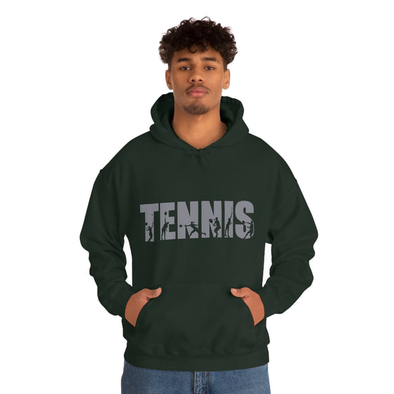 Chill Stitch – Tennis Sport - Unisex Hooded Hoodie Sweatshirt – Embrace Your Vibe