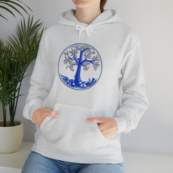 Beach Hoodie | Tree of Life Blues | Unisex Hooded Hoodie Sweatshirt