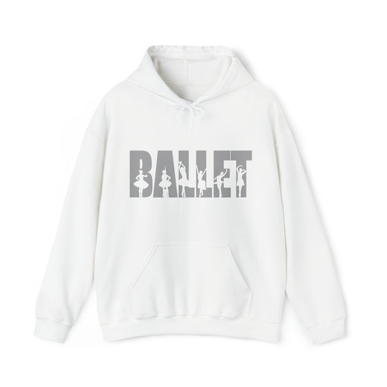 Ballet Dance Silhouette Sport | Unisex Hooded Hoodie Sweatshirt | Embrace Your Vibe