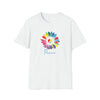 Hippie Shirt | Earth Peace Designs | Sunflower Rainbow Peace | Unisex Soft Style T-Shirt