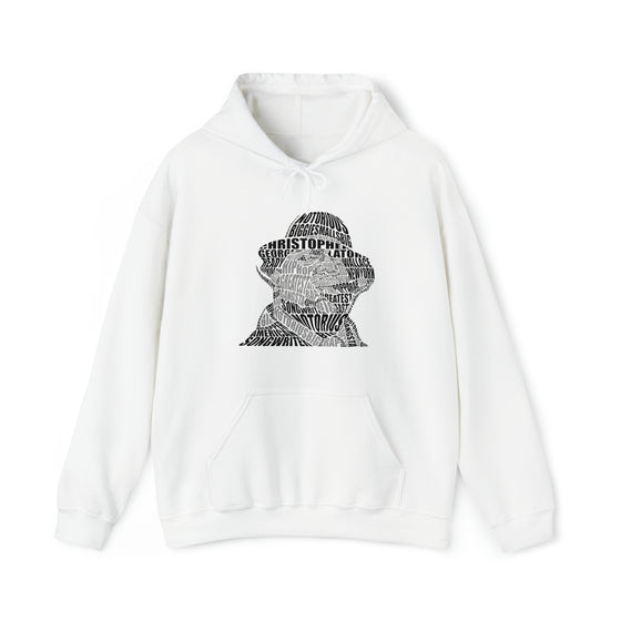 Notorious Big Rapper | Unisex Hooded Hoodie Sweatshirt  | Calligram Word Design