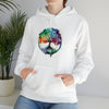 Yoga Hoodie | Tree of Life Watercolor Color Flow V1 | Unisex Hooded Hoodie Sweatshirt