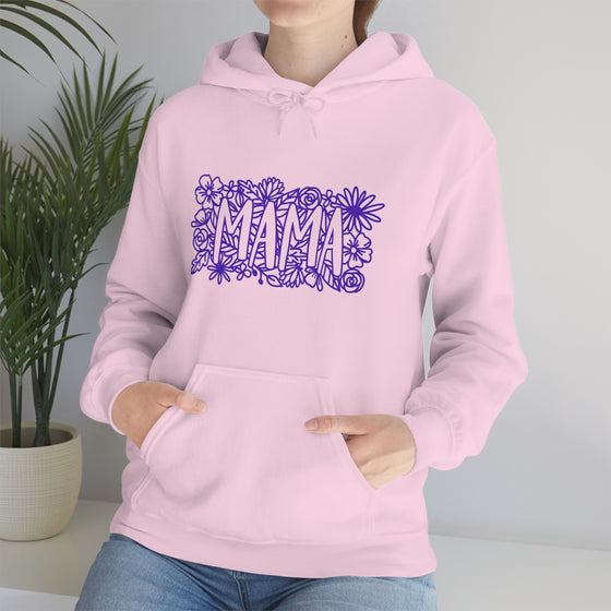 Flower Lattice Mama Sweatshirt | Unisex Hooded Hoodie Sweatshirt