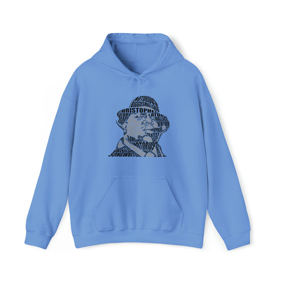 Notorious Big Rapper | Unisex Hooded Hoodie Sweatshirt  | Calligram Word Design