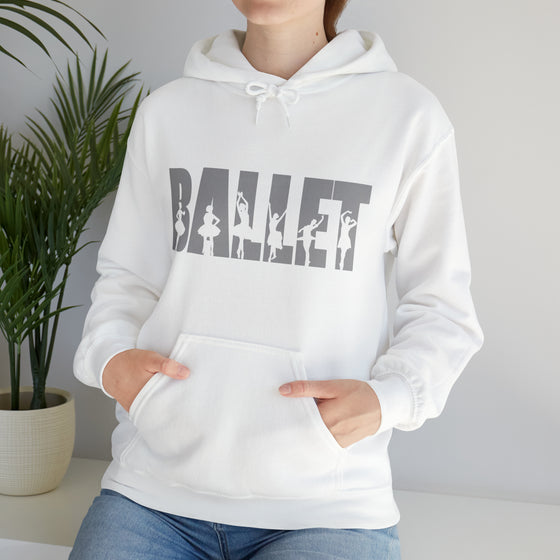 Ballet Dance Silhouette Sport | Unisex Hooded Hoodie Sweatshirt | Embrace Your Vibe
