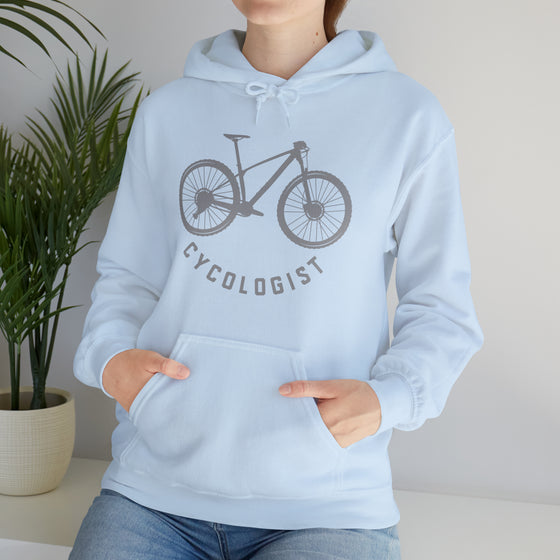 Bike Sweatshirt | MTB Mountain Bike Cycologist Biking | Unisex Hooded Hoodie Sweatshirt