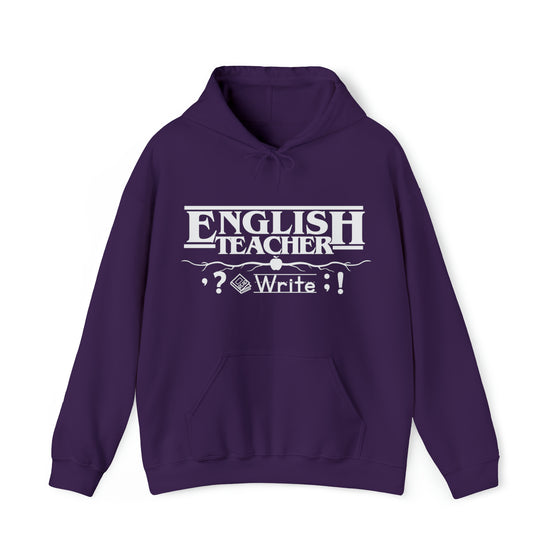 English Teacher Language Arts Sweatshirt | Unisex Hooded Hoodie Sweatshirt