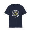 Abstract Semi Circle Letter C Shapes V9 | Unisex Soft Style Tee T-Shirt | Embrace Your Vibe