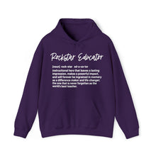  Teacher Sweatshirt | Rockstar Educator | Unisex Hooded Hoodie Sweatshirt