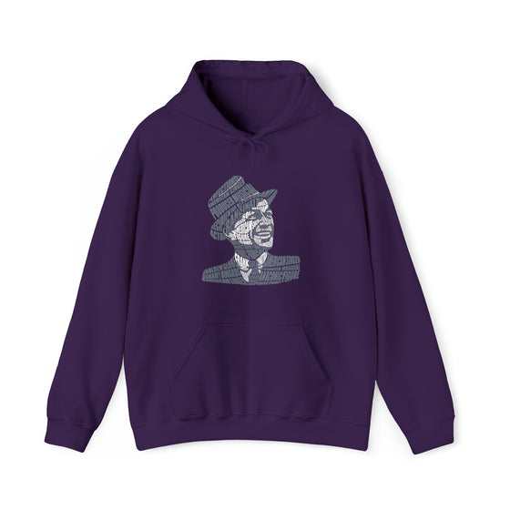 Frank Sinatra | Unisex Hooded Hoodie Sweatshirt | Embrace Your Vibe | Calligram Word Design