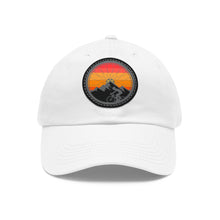  Bike Hat | MTB Mountain Riding Design Circle Leather Patch Baseball Cap